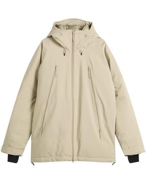 Maison Margiela Mm6 X Salomon Padded Coat Jacket - Natural