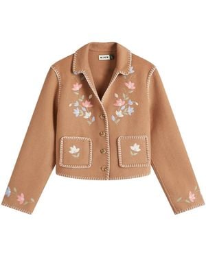 RIXO London Sunday Jacket - Brown