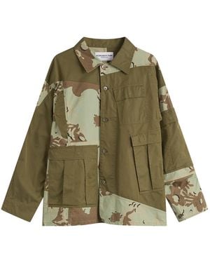 Nomarythm Textile X Needles Rebuild Coverall Jacket - Green