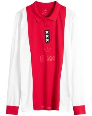 adidas Ajax 125 Long Sleeve Jersey - Red