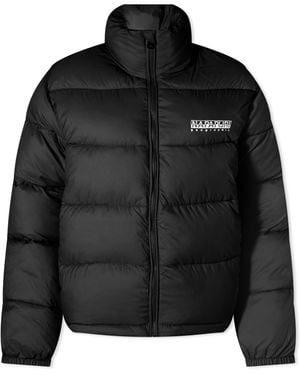 Napapijri Box Logo Puffer Jacket - Black