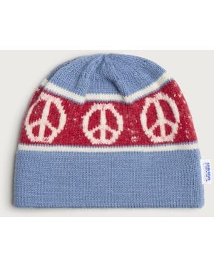 Big Rock Candy Mountaineering Stowe Peace Beanie - Blue