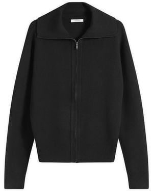 Entire studios Knit Zip Up Jacket - Black