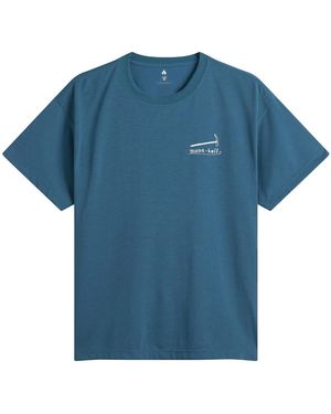 Montbell Mountain Gear T-Shirt - Blue