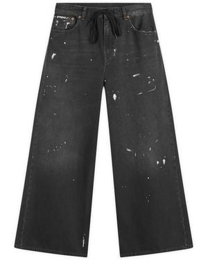 Maison Margiela Mm6 Wide Leg Jeans - Grey