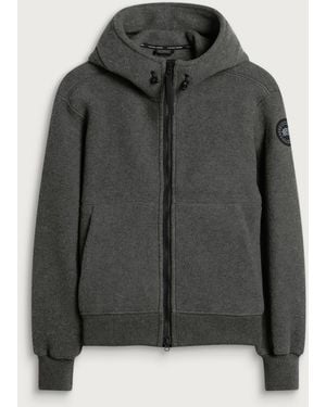 Canada Goose Chilliwack Fleece Bomber Jacket Disc - Gray
