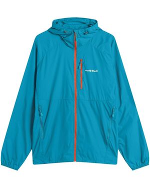 Montbell Wind Blast Hooded Jacket - Blue