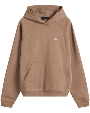 Dime Cursive Logo Hoodie - Brown