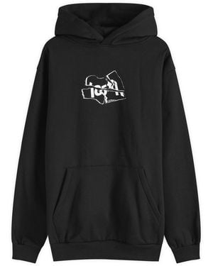LO-FI Broken Logo Hoodie - Black