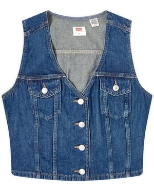 Levi's Denim Waistcoat - Blue