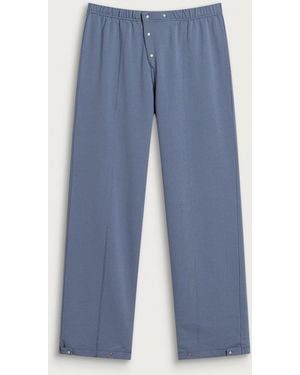 Fruity Booty Cotton Terry Trousers - Blue