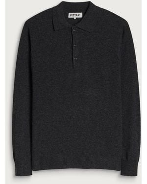 Pittari Knitted Polo - Black