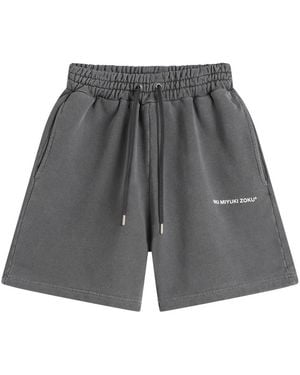 MKI Miyuki-Zoku Uniform Sweat Shorts - Gray