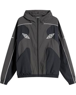 Umbro by Slam Jam Guarding Masked Tracksuit Top - Black