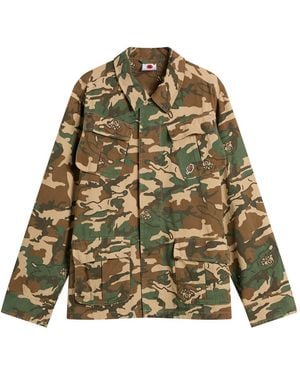 ICECREAM Running Dog Jungle Fatigue Field Jacket - Green