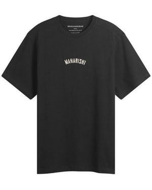 Maharishi Organic Logo T-Shirt - Black