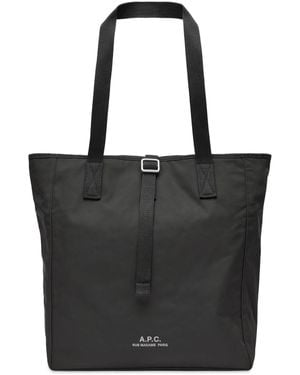 A.P.C. Cabas Archive Tote Bag - Black