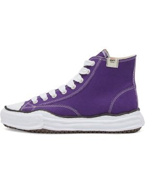 Maison Mihara Yasuhiro Peterson Original Canvas Trainers - Purple