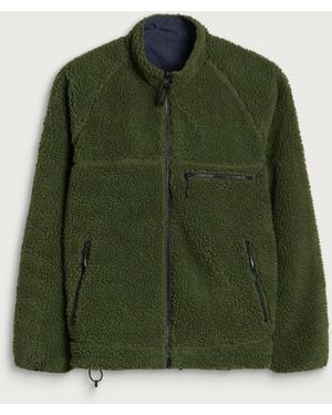 Gramicci Reversible Sherpa Fleece Jacket - Green