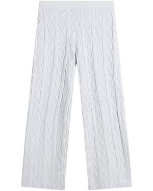 Skims Snow Bunny Straight Leg Pants - Blue