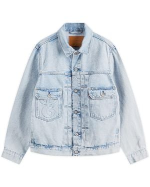 E by END. Levis Type Ii Trucker Jacket - Blue