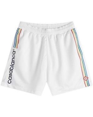 CASABLANCA Football Shorts - White