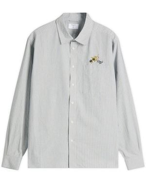 Percival Bari Oversized Pearce Shirt - Grey