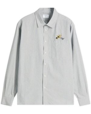 Percival Bari Oversized Pearce Shirt - Grey