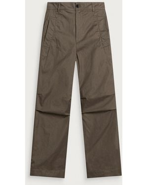 Dries Van Noten Pencks Twill Cotton Pants - Natural