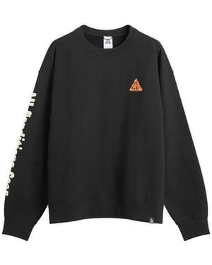 Nike Acg Fleece Crewneck - Black