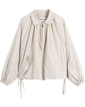 Damson Madder Lailah Lightweight Bomber Jacket - Natural