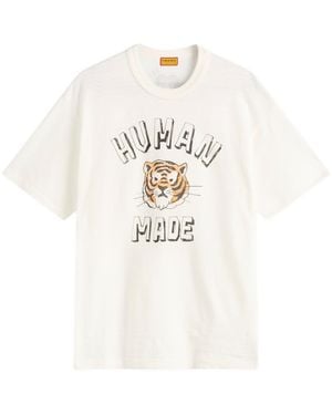 Human Made Drawn Tiger T-Shirt - White
