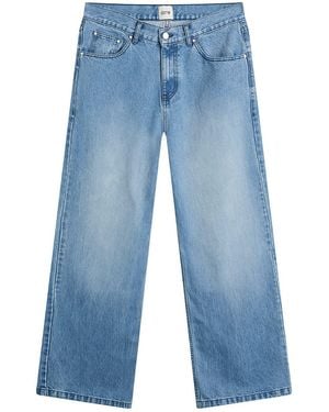 Arte' Circle Logo Jeans - Blue