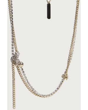 Justine Clenquet Amber Necklace - White
