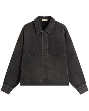 Fear Of God Canvas Utility Jacket - Black