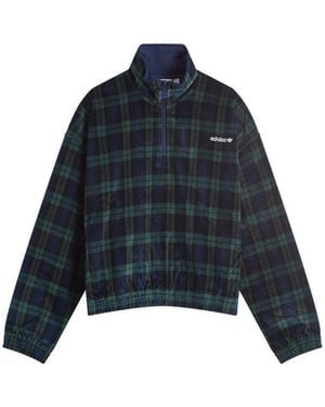 adidas Tartan Half Zip - Blue