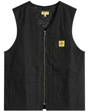 ICECREAM Canvas Work Vest - Black