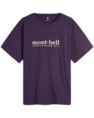 Montbell Logo T-Shirt - Purple