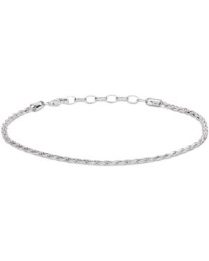 Serge Denimes Rope Bracelet - White