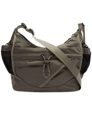 F/CE Textured Twill 2-Way Shoulder Bag - Grey