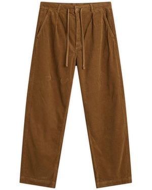 Polo Ralph Lauren Pleated Corduroy Easy Pants - Brown