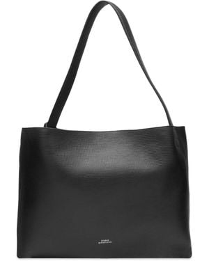 Studio Nicholson Reflection Leather Tote Bag - Black