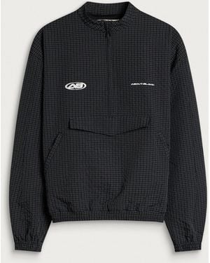 About Blank Overhead Oblique Jacket - Black