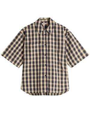 YMC Eva Check Shirt - Grey