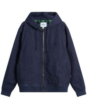 Butter Goods Hooded Work Jacket - Blue