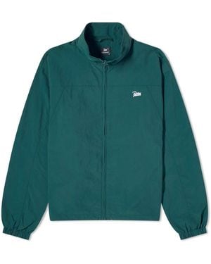 PATTA Basic M2 Nylon Track Jacket - Green