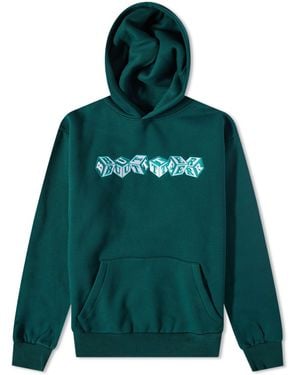 Butter Goods Embroidered Cubes Hoodie - Green