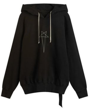 Rick Owens Oversized Hoodie - Black