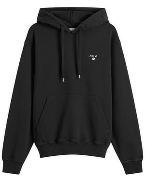 Arte' Heart Logo Hoodie - Black