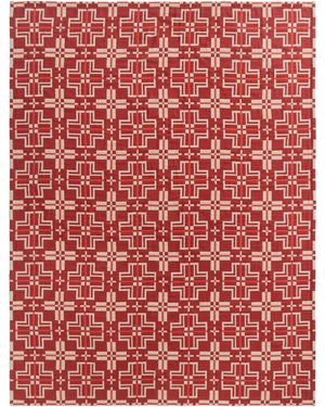 Pendleton Organic Cotton Matelasse Twin Throw - Red
